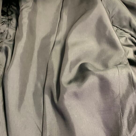 AGNÈS B. Size 42 Cream Black Gingham Cotton Slim Fit Notch Lapel Sport Coat - Picture 8 of 8